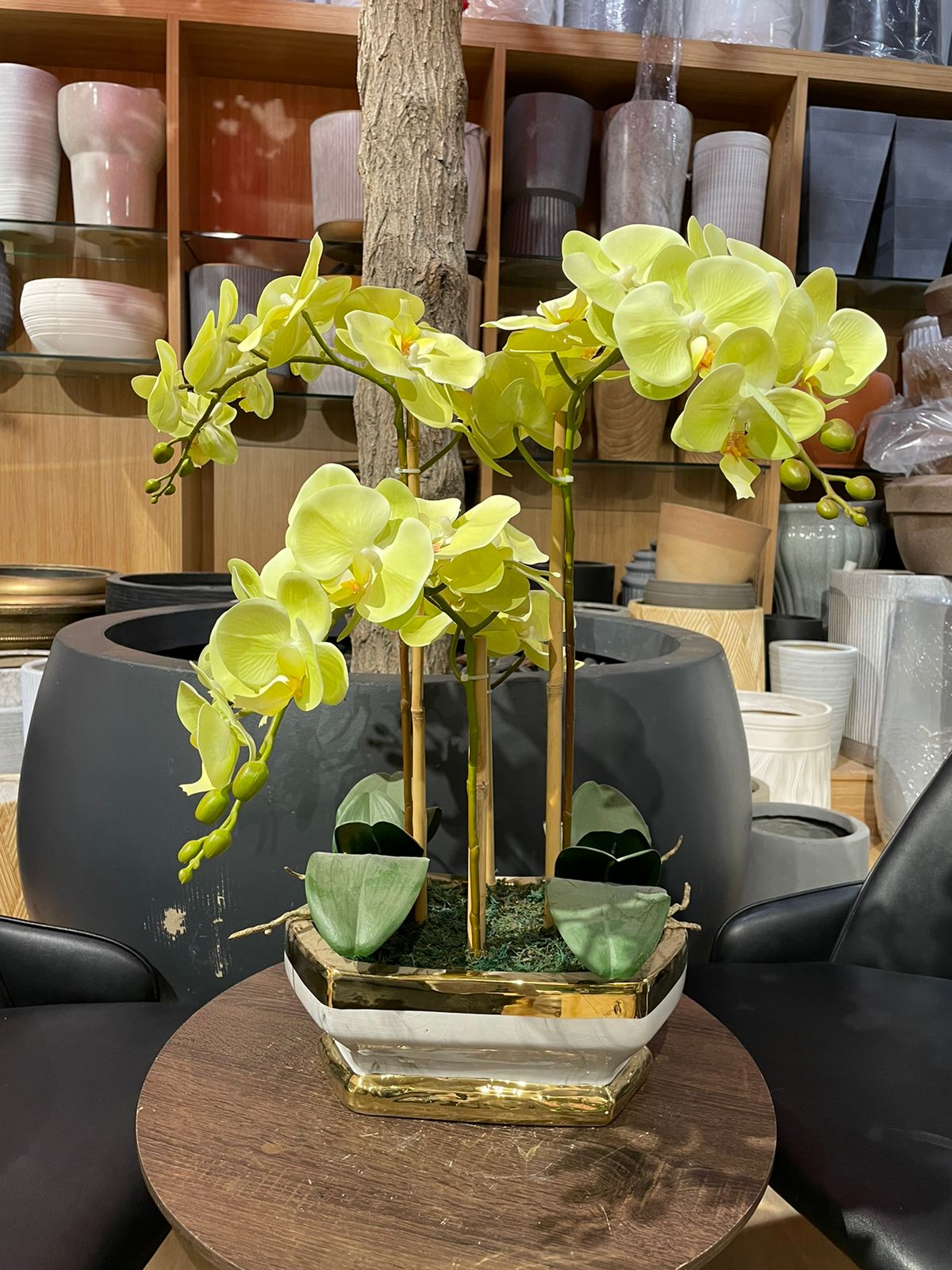 Artificial Yellow Orchid